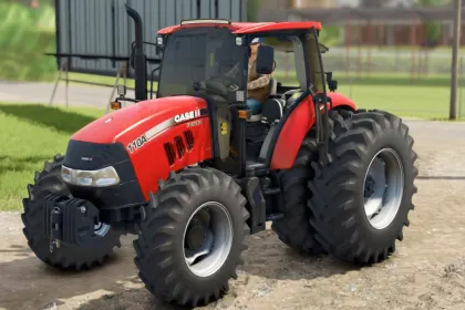 Ефективний Трактор Case Farmall Series для Farming Simulator 25 — 122–132 к.с. та Навантажувач