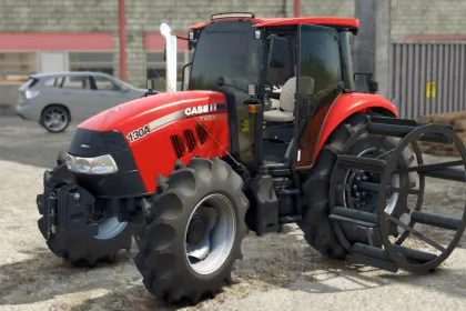 Ефективний Трактор Case Farmall Series для Farming Simulator 25 — 122–132 к.с. та Навантажувач
