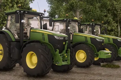 Traktor John Deere 7R 2014-2019 do Farming Simulator 25