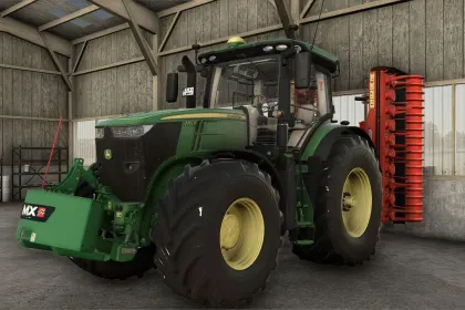 Traktor John Deere 7R 2014-2019 do Farming Simulator 25 — 2