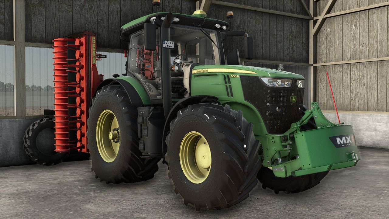 Traktor John Deere 7R 2014-2019 do Farming Simulator 25