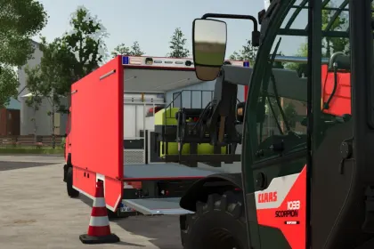 Потужна Вантажівка Mercedes Benz Trucks Logistic Vehicle для Рятувальних Місій у FS25 — 4