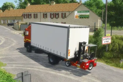 Потужна Вантажівка Mercedes Benz Trucks Logistic Vehicle для Рятувальних Місій у FS25 — 5