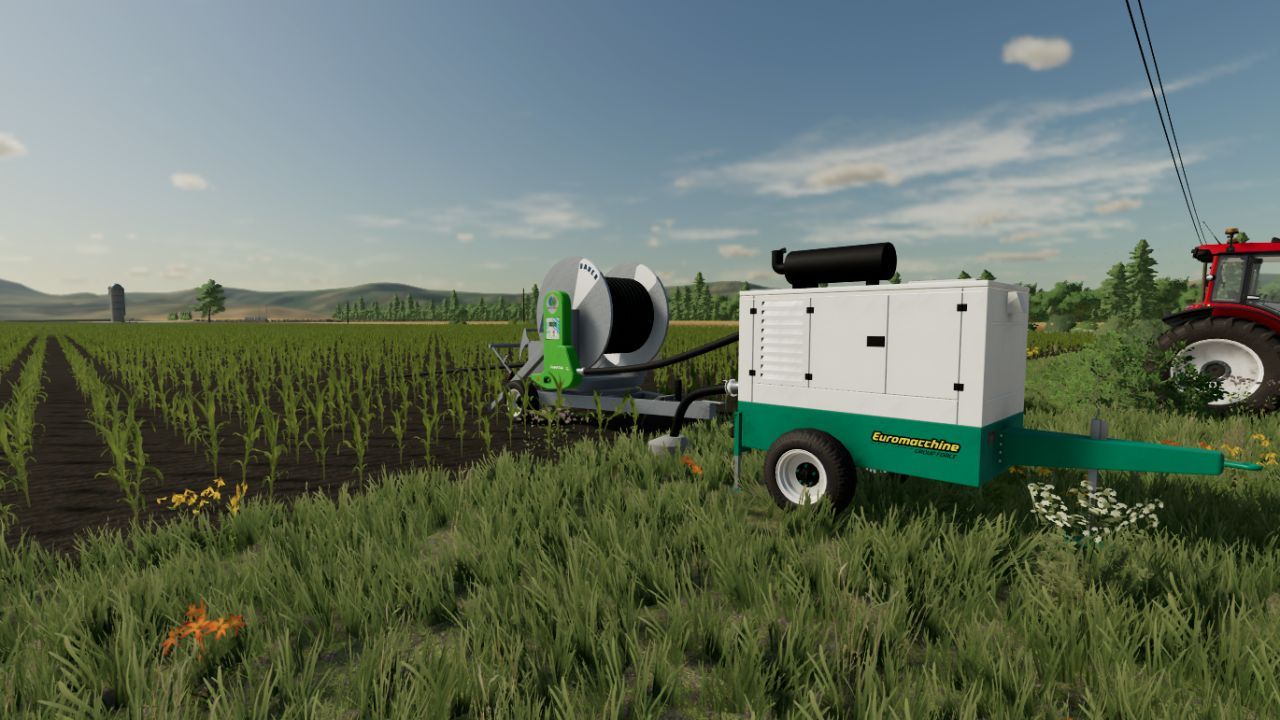 Bauer Rainstar T32 Drum Irrigation System for Farming Simulator 22
