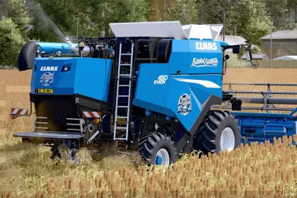 Combine Harvester Claas Evion 723 Limited Edition for Farming Simulator 25 — 4