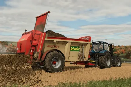 Ефективний Розкидач Добрив Leboulch Goliath 54s17 для Farming Simulator 25 — 1
