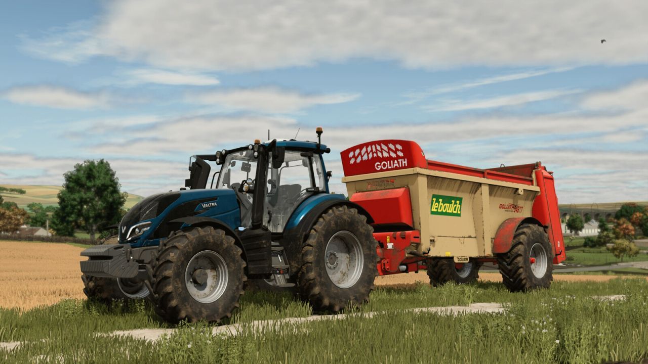 Efektywny Rozrzutnik Nawozu Leboulch Goliath 54s17 dla Farming Simulator 25 - Zrzuty ekranu