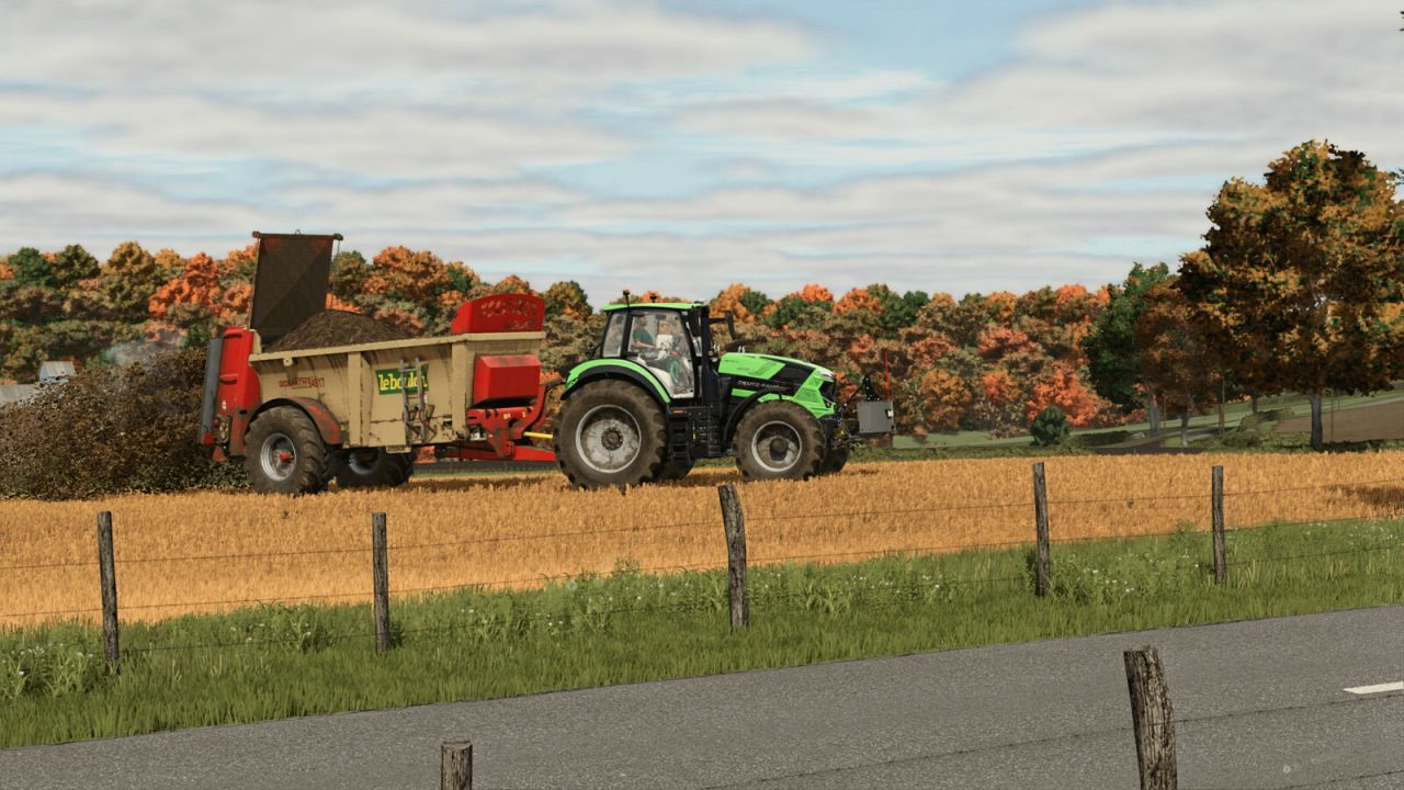 Efektywny Rozrzutnik Nawozu Leboulch Goliath 54s17 dla Farming Simulator 25 - Zrzuty ekranu