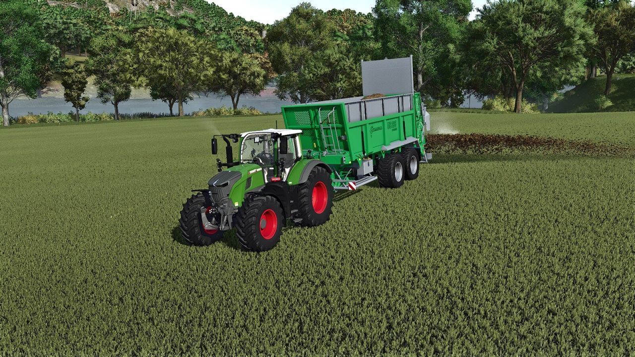 Efficient SAMSON US 235 Dynamic Spreader — Precision Application on Large Fields in FS25