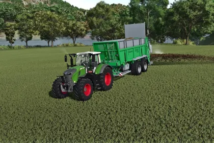 Efficient SAMSON US 235 Dynamic Spreader — Precision Application on Large Fields in FS25 — 1