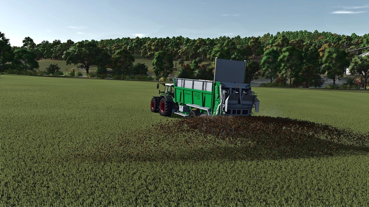Efficient SAMSON US 235 Dynamic Spreader — Precision Application on Large Fields in FS25
