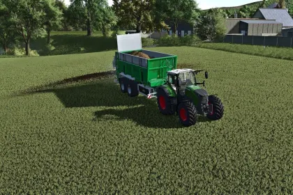 Efficient SAMSON US 235 Dynamic Spreader — Precision Application on Large Fields in FS25 — 4