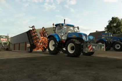 Traktor New Holland 6080 do Farming Simulator 25