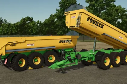 Mocna Przyczepa Samochodowa Joskin Trans-KTP 27/65 do Ciężkich Przewozów w FS25 — 1