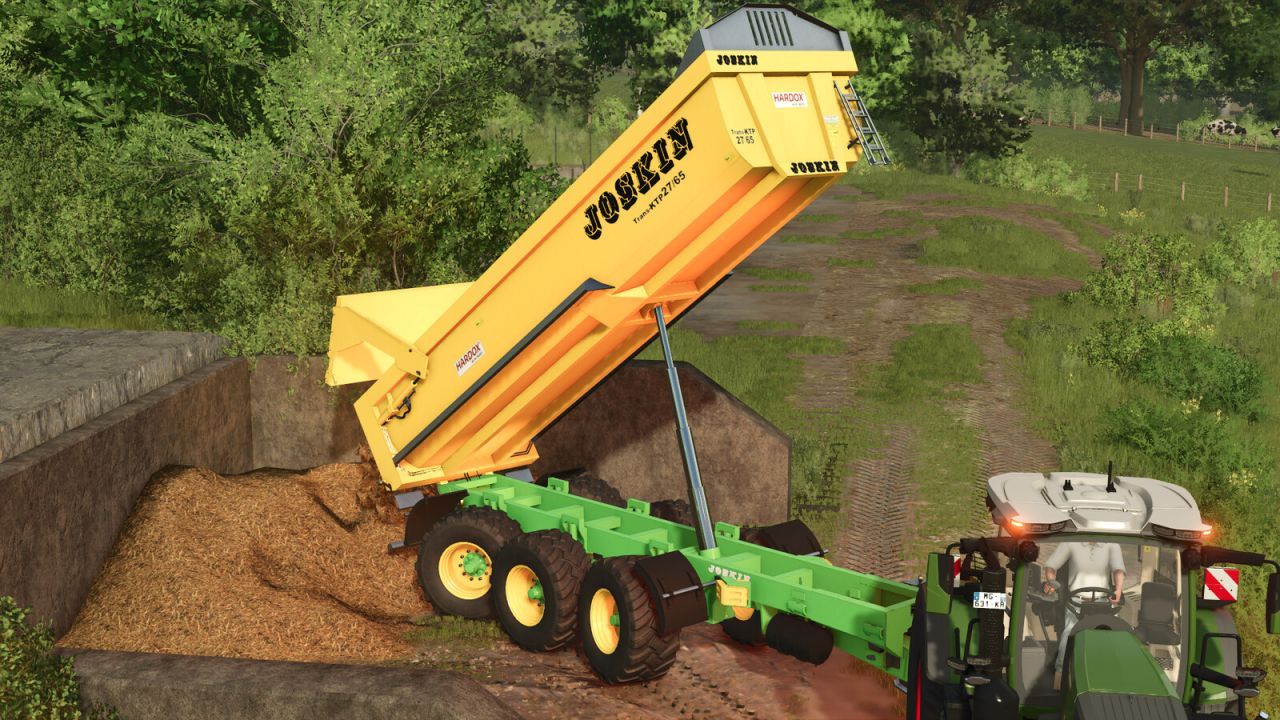 Mocna Przyczepa Samochodowa Joskin Trans-KTP 27/65 do Ciężkich Przewozów w FS25