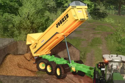 Mocna Przyczepa Samochodowa Joskin Trans-KTP 27/65 do Ciężkich Przewozów w FS25 — 4