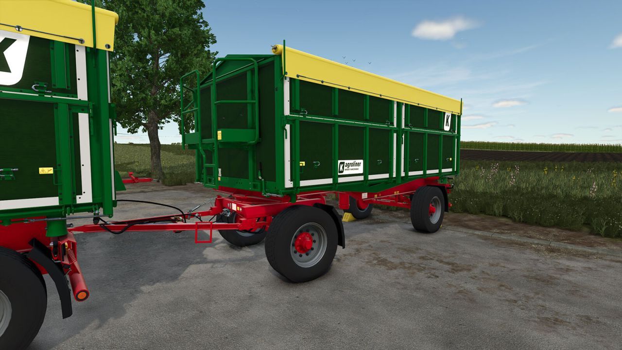 Ефективний Причіп Kroeger HKD 302 (18 т) — Швидкі Перевезення та Максимальна Вантажопідйомність