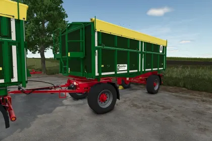 Ефективний Причіп Kroeger HKD 302 (18 т) — Швидкі Перевезення та Максимальна Вантажопідйомність — 3