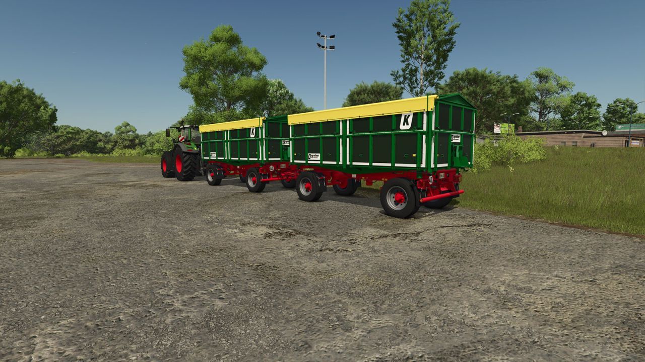 Ефективний Причіп Kroeger HKD 302 (18 т) — Швидкі Перевезення та Максимальна Вантажопідйомність