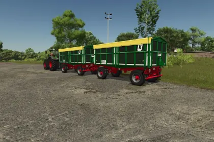 Ефективний Причіп Kroeger HKD 302 (18 т) — Швидкі Перевезення та Максимальна Вантажопідйомність — 4