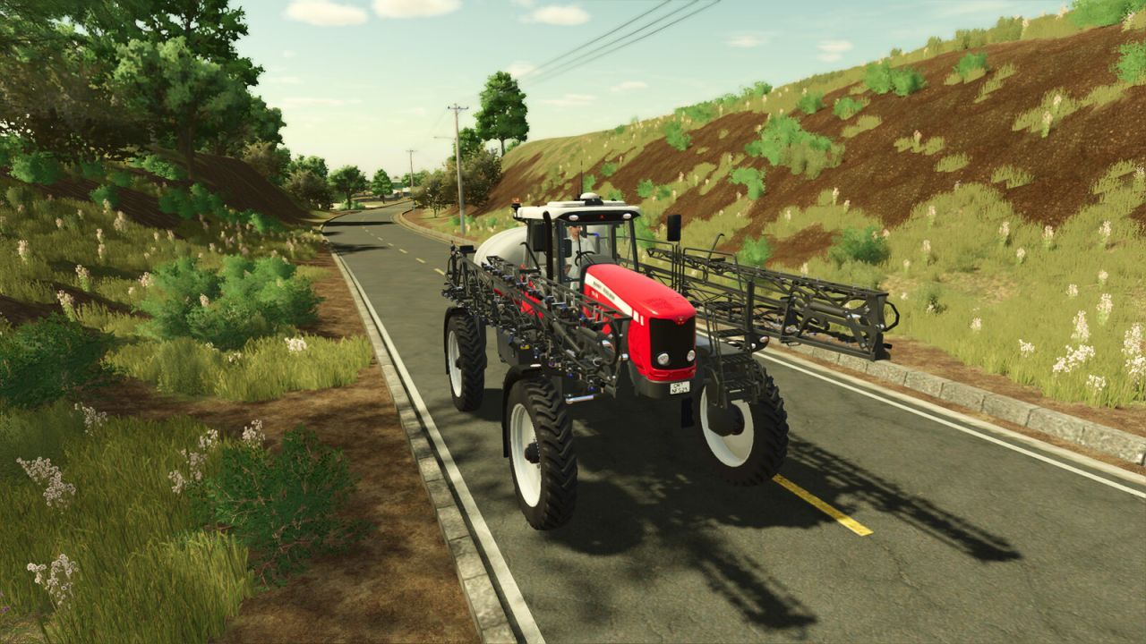 Tractor Massey Ferguson 9030 - Valtra BS2225H for Farming Simulator 25