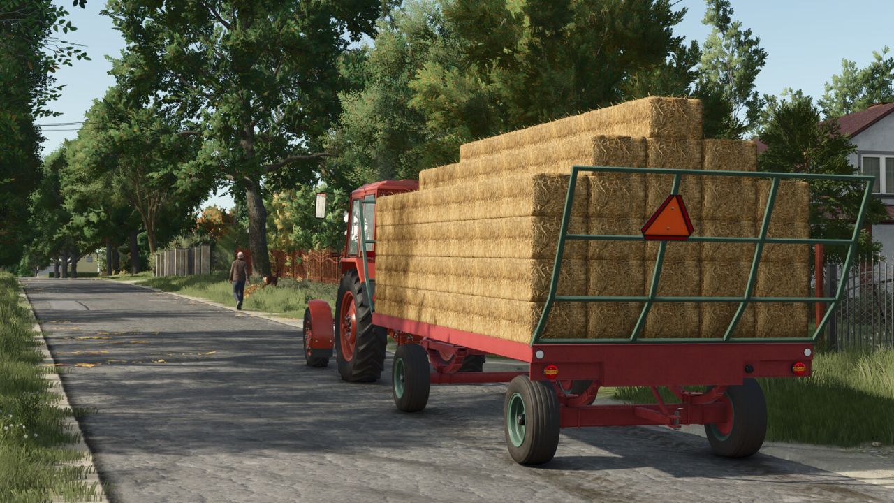 Причіп для тюків Homemade для Farming Simulator 25