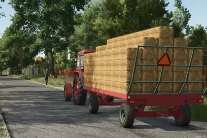 Причіп для тюків Homemade для Farming Simulator 25 — 3