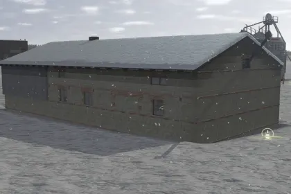 Cowbarn With Loft And Brake Room for Farming Simulator 25 — 2