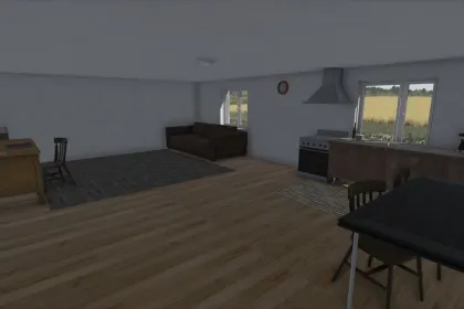 Cowbarn With Loft And Brake Room for Farming Simulator 25 — 3