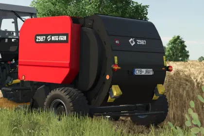 Efficient Metal-Fach Z587 125 cm Baler for Farming Simulator 25