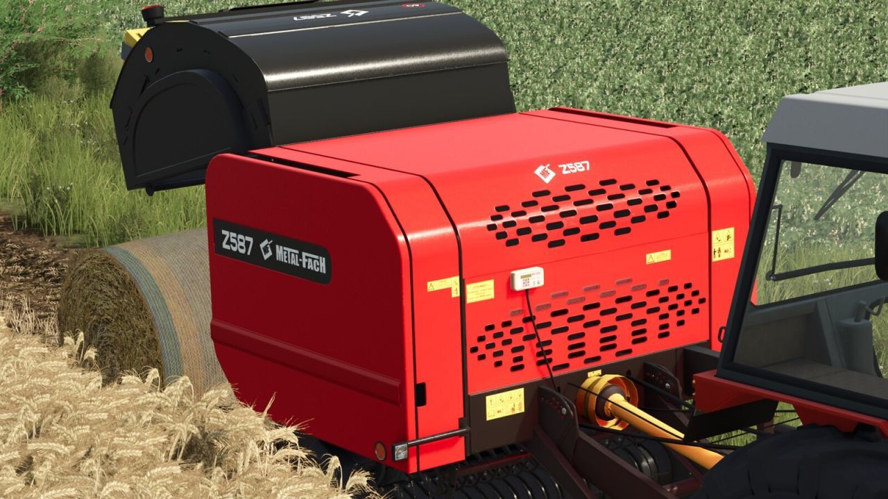 Efficient Metal-Fach Z587 125 cm Baler for Farming Simulator 25