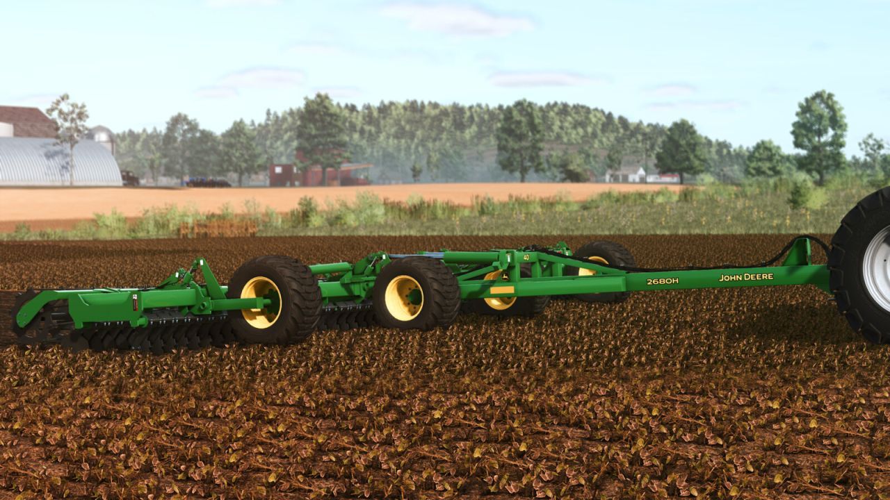 Ефективна Дискова Борона John Deere 2680H High-Performance Disk для Швидкої Обробки Поля