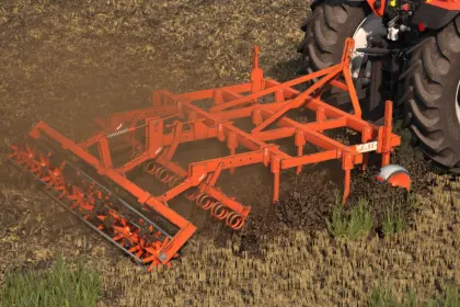 Легендарний Культиватор FRICK 220-260 — Регульована Ширина 2.2–2.6 м для Farming Simulator 25 — 2