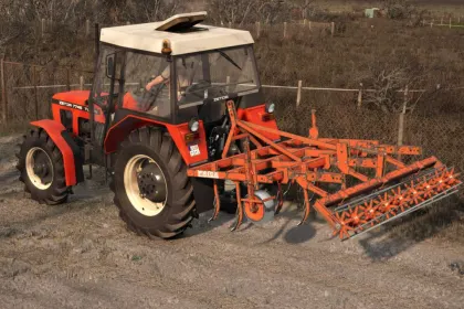 Легендарний Культиватор FRICK 220-260 — Регульована Ширина 2.2–2.6 м для Farming Simulator 25 — 3