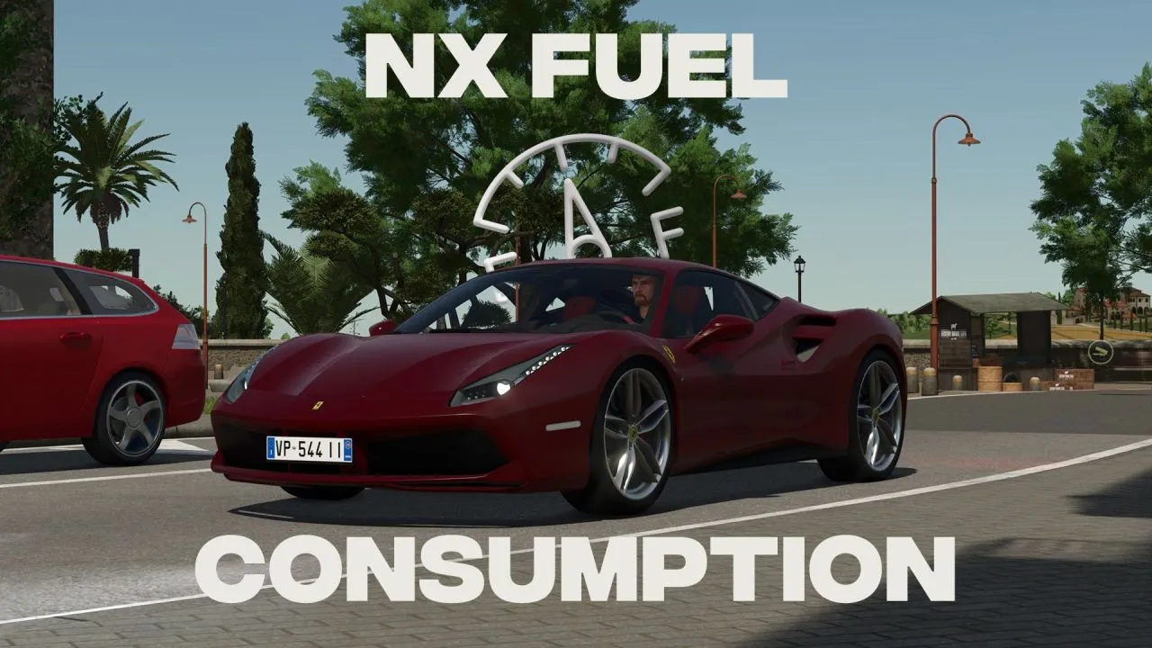 Легкий HUD NX Fuel Consumption — Точний Контроль Витрат Пального у Farming Simulator 25