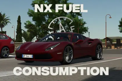 Leichter HUD NX Kraftstoffverbrauch — Präzise Kontrolle des Kraftstoffverbrauchs in Farming Simulator 25