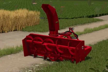 Zuverlässiger Schneeräumer International 80 Snow Blower für FS25 — Schnelles Schneeräumen — 3