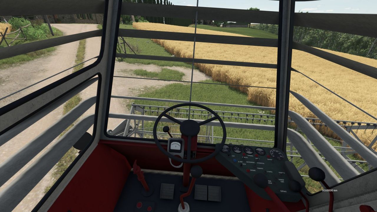 Legendärer Mähdrescher SK-5 “Niva” Rostselmash für Farming Simulator 25 — Pack von Schneidwerken und Anhängern