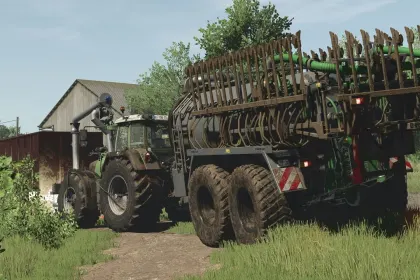 Mocna Beczkowóz Joskin Modulo2 do Realistycznego Rozsiewania Obornika w Farming Simulator 25 — 2